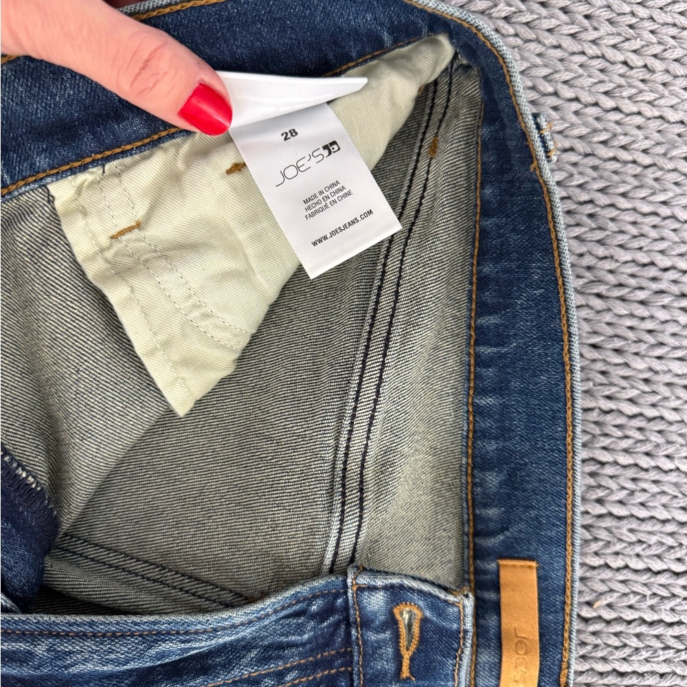 Joe's Jeans Blue Distressed Slim Boyfriend Jeans - The Scout - Picture 6 of 9